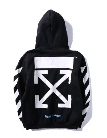 Худи OFF WHITE Cross Arrows "Black" фото № 2
