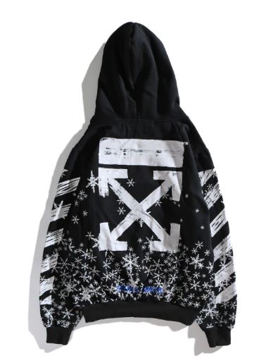 Худи OFF WHITE Snowflakes "Black" фото № 2