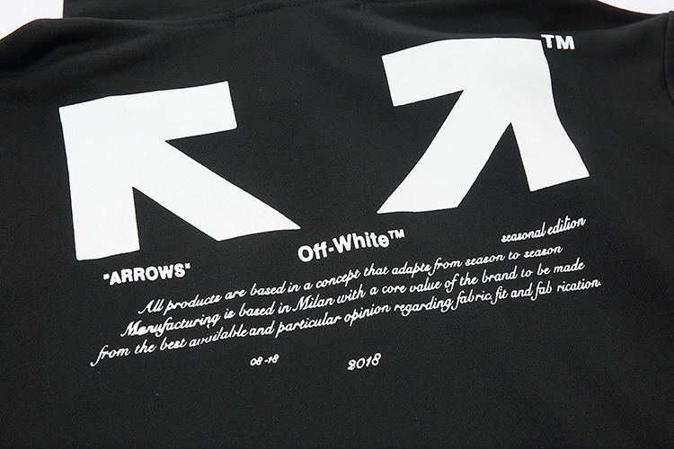 Худи OFF WHITE Arrows "03 Black" фото № 6