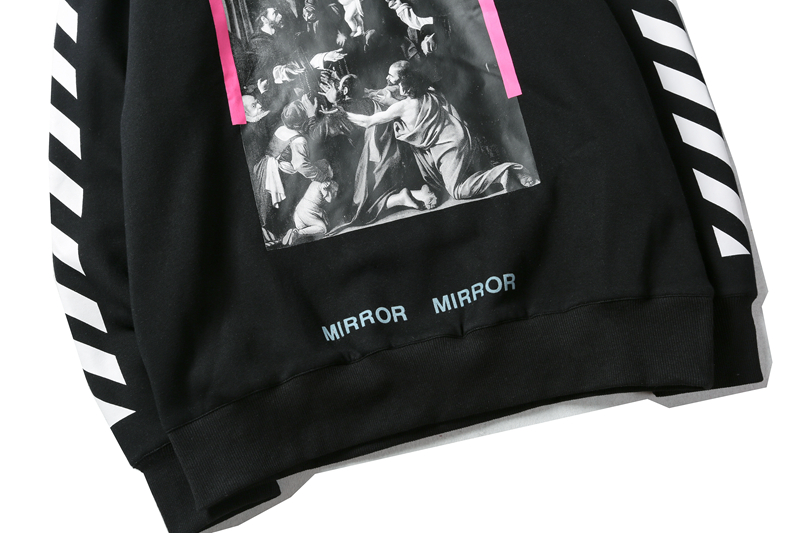Худи Off White Mirror Arrows "Black" фото № 6