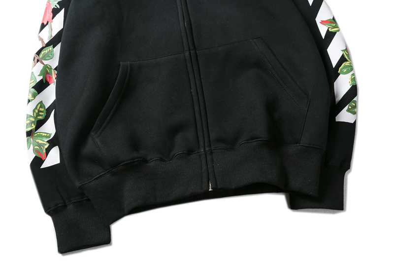 Худи Off White Rose Arrows "Black" фото № 5