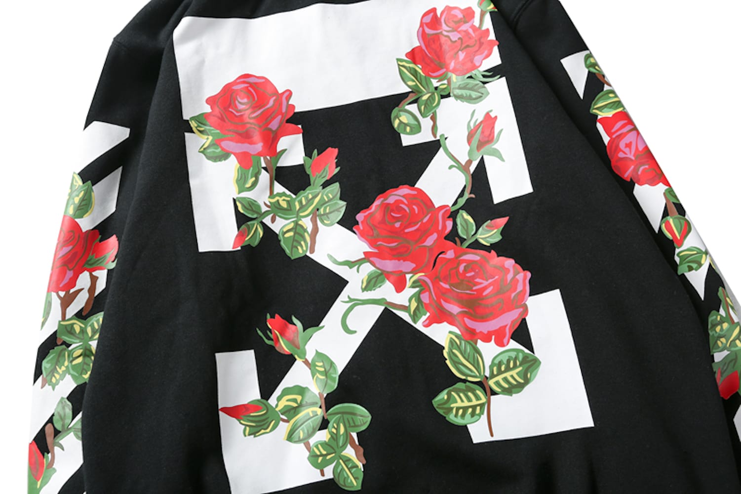 Худи Off White Rose Arrows "Black" фото № 6