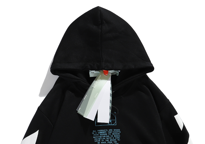 Худи Off White Paint Graffiti "Black" фото № 4