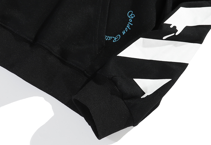 Худи Off White Paint Graffiti "Black" фото № 7