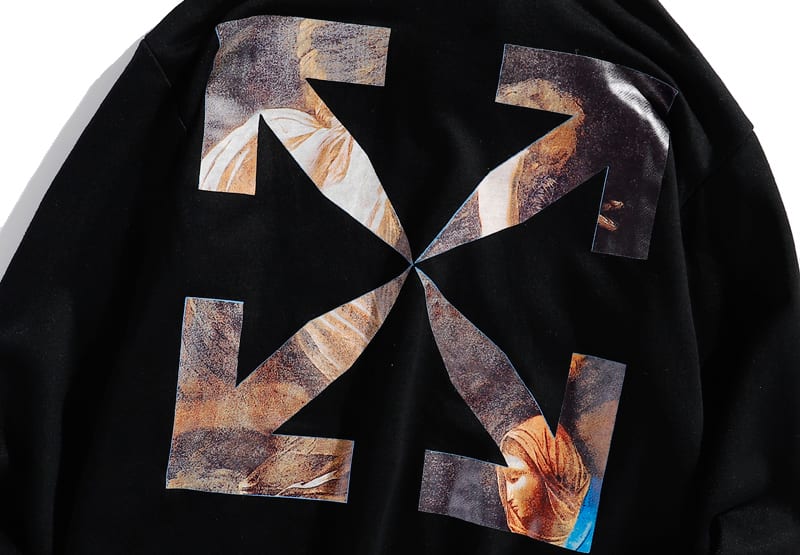 Худи Off White Religious Oil Painting Arrow "Black" фото № 5