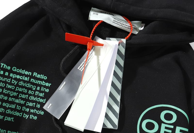 Худи Off White Geometric Building Blocks Square "Black" фото № 3