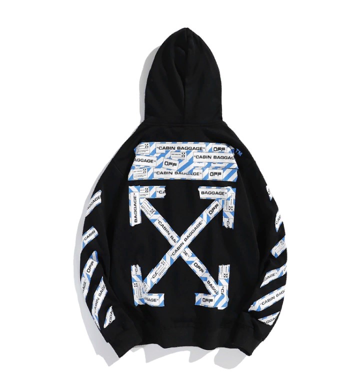 Худи Off White Barcode "Black" фото № 2