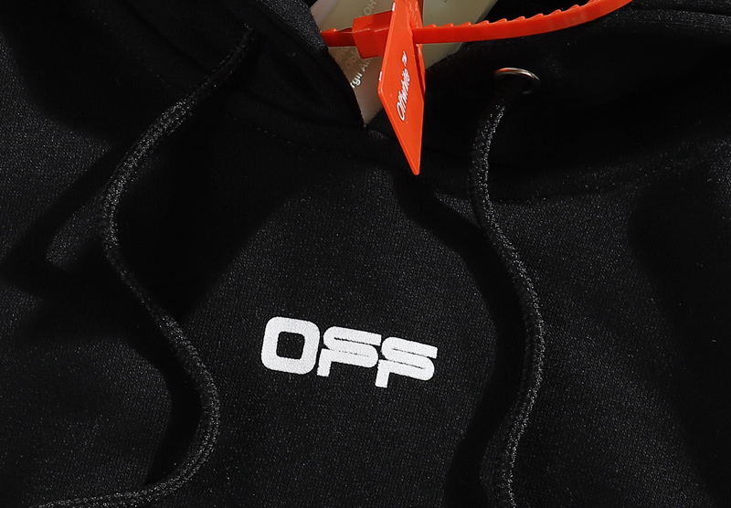 Худи Off White Barcode "Black" фото № 3