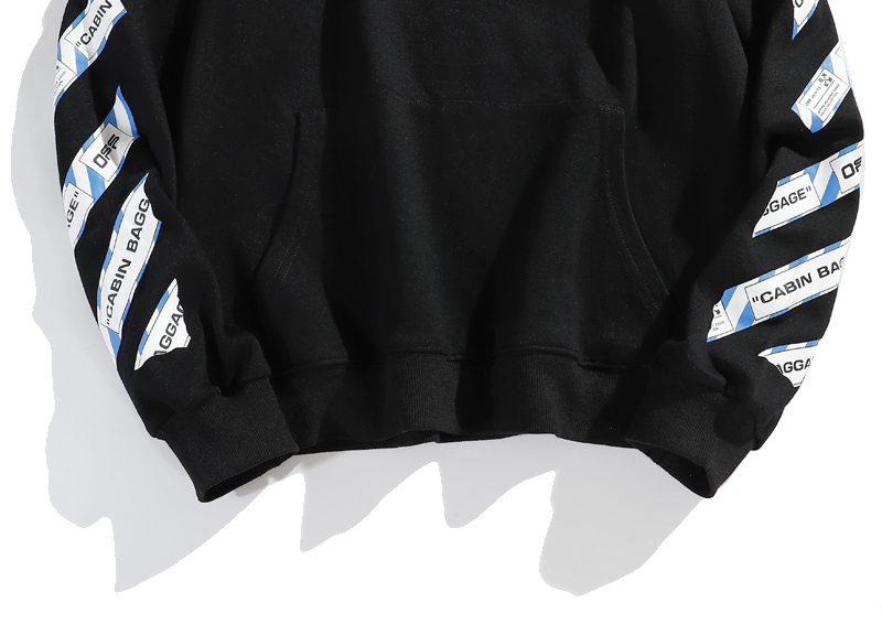 Худи Off White Barcode "Black" фото № 4