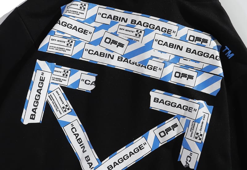 Худи Off White Barcode "Black" фото № 7