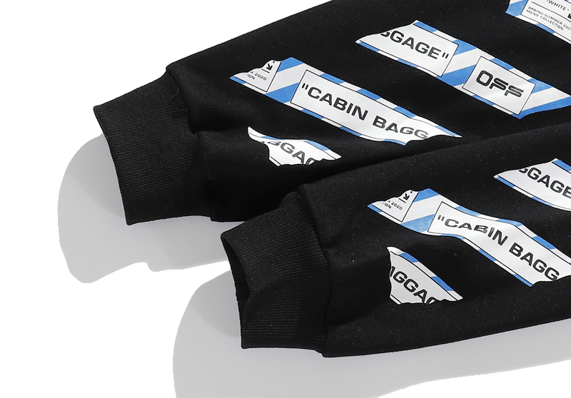 Худи Off White Barcode "Black" фото № 8