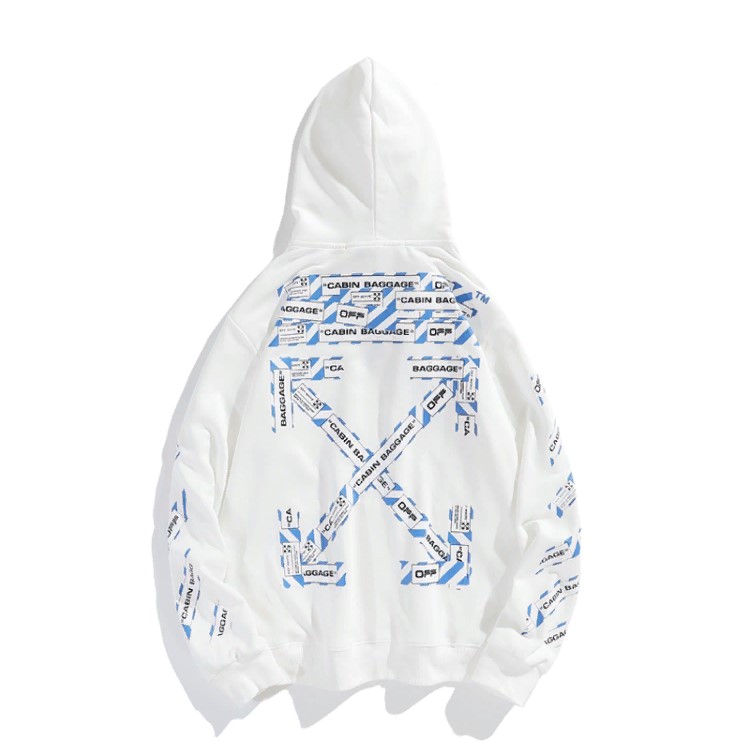 Худи Off White Barcode "White" фото № 2