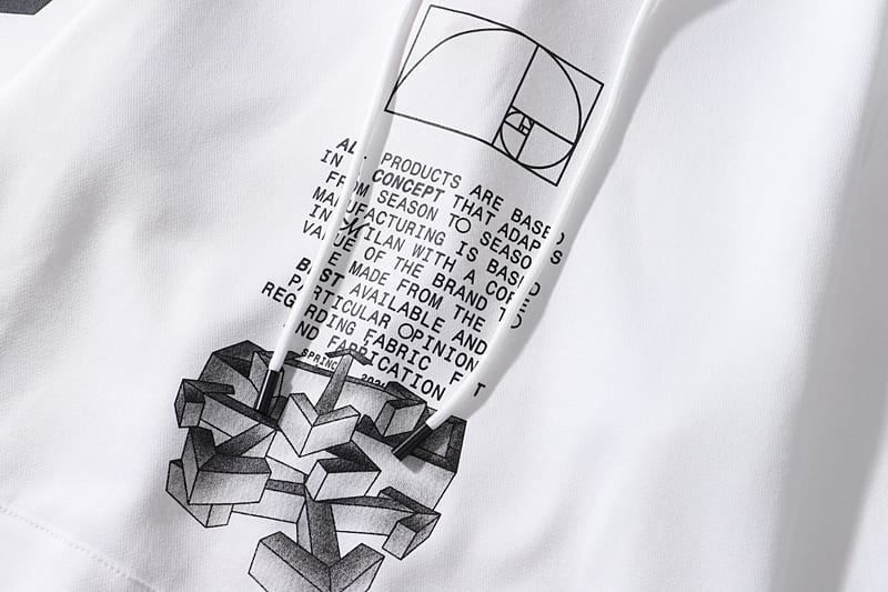 Худи Off White Water Drop Graffiti Arrow "White" фото № 8