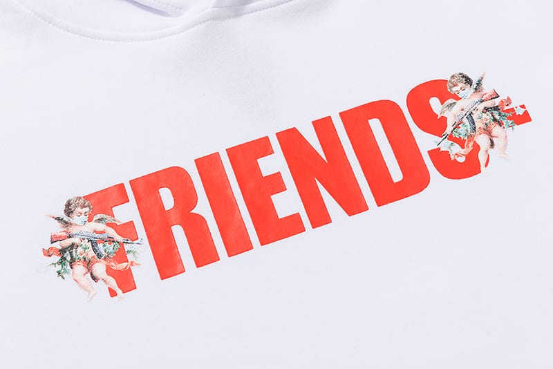 Худи Palace V Friends "White" фото № 3