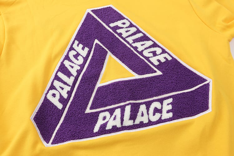 Худи Palace Embroidery Big Triangle "Yellow" фото № 8