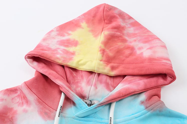 Худи Palm Angels Letter Printing Tie-Dye "Red/Yellow" фото № 8