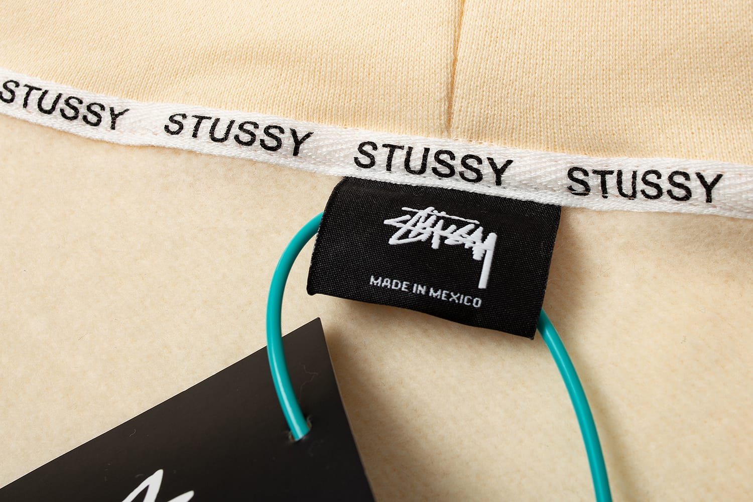 Худи Stussy Big Black Brand "Beige" фото № 7