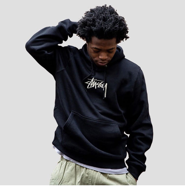 Худи Stussy Embroidery Brand "Black" фото № 3