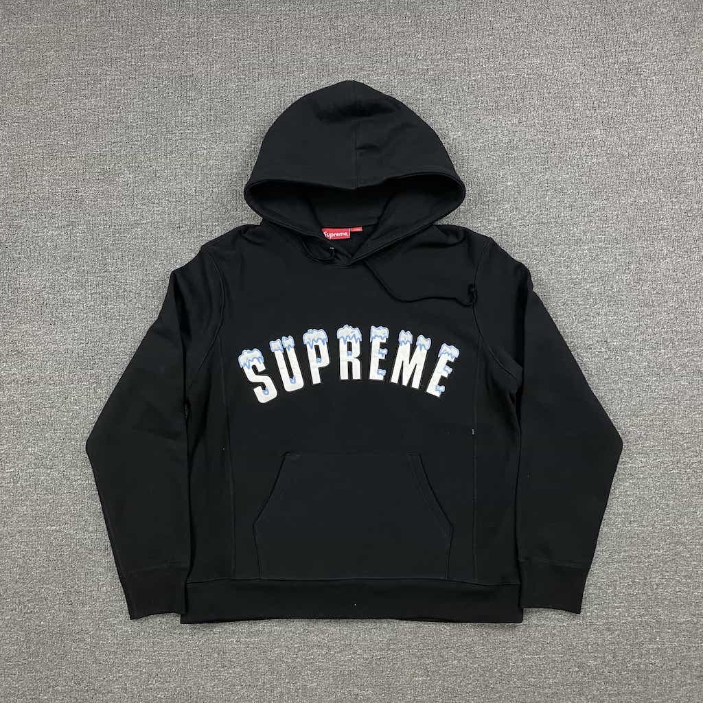 Худи Supreme Brand With Snow "Black" фото № 2