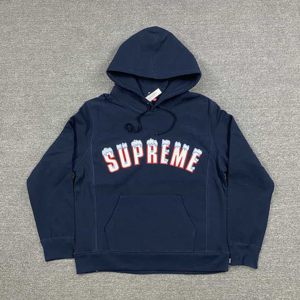 Худи Supreme Brand With Snow "Blue" фото № 2