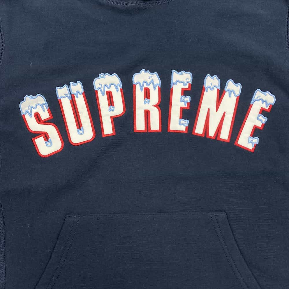 Худи Supreme Brand With Snow "Blue" фото № 3