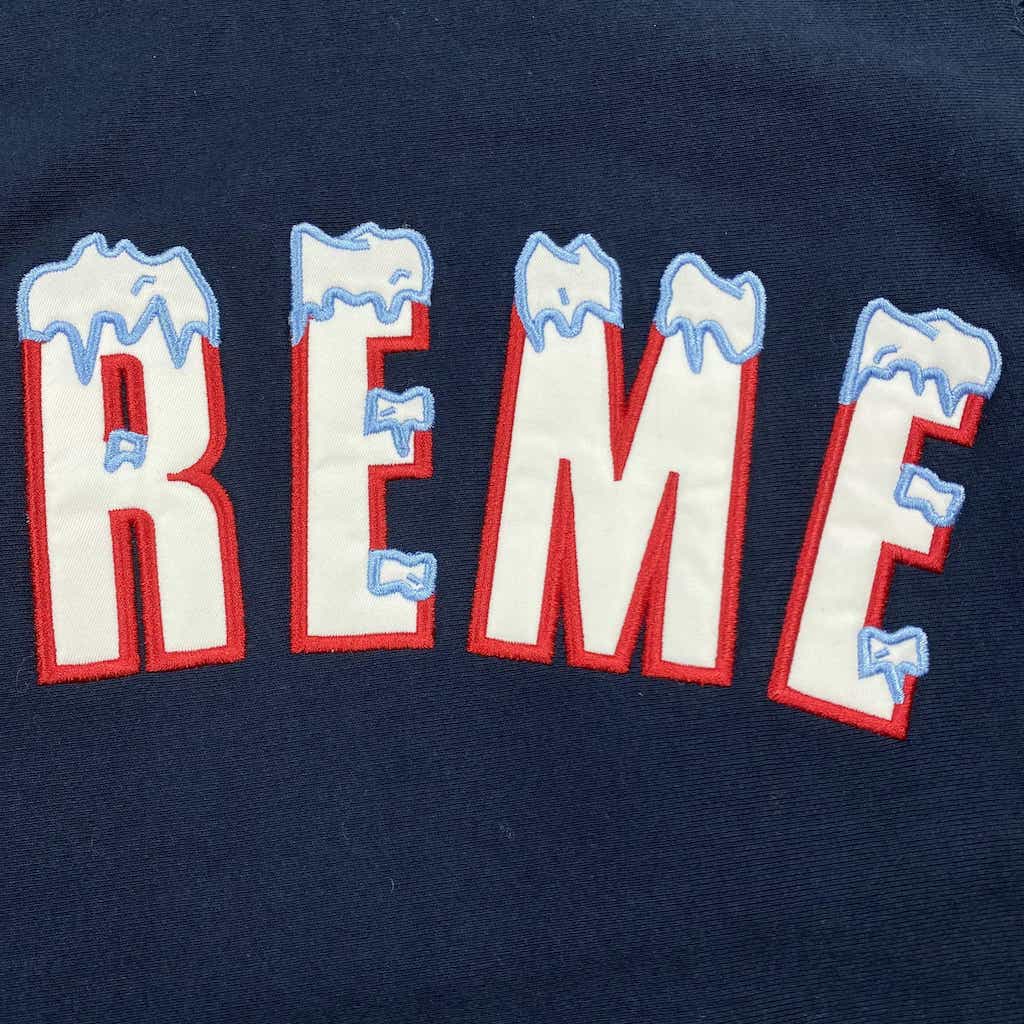 Худи Supreme Brand With Snow "Blue" фото № 4