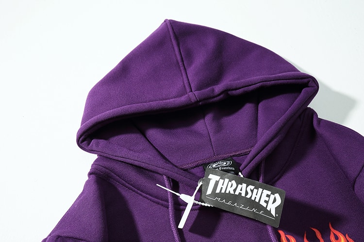 Худи Thrasher Flames "Purple" фото № 2