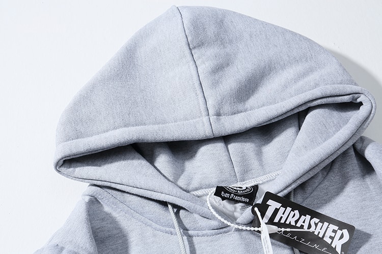 Худи Thrasher Flames "Gray" фото № 2