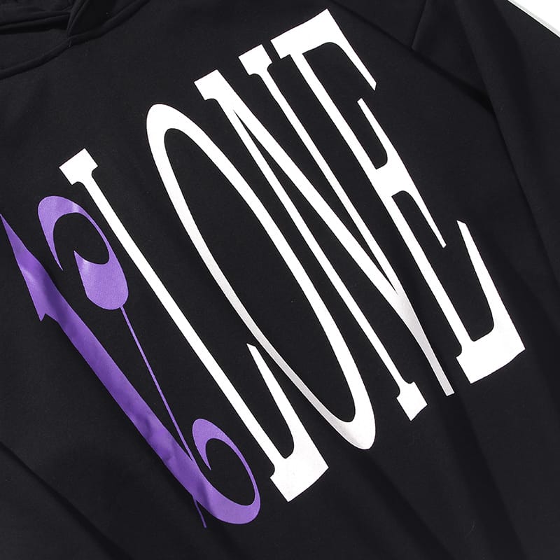 Худи Vlone x Palm Angels "Black/Violet" фото № 3