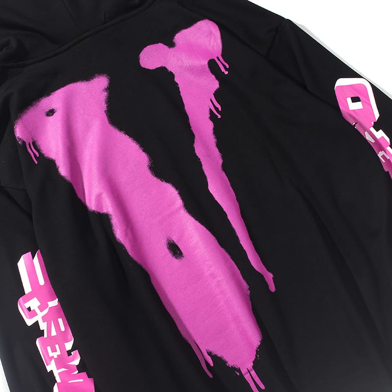 Худи Vlone Pink Bones "Black" фото № 6