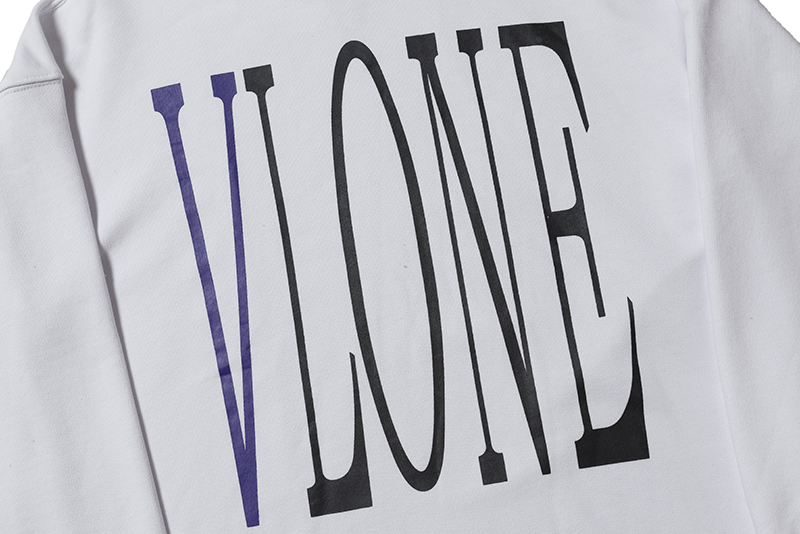 Худи VLONE Text Logo V "White" фото № 3