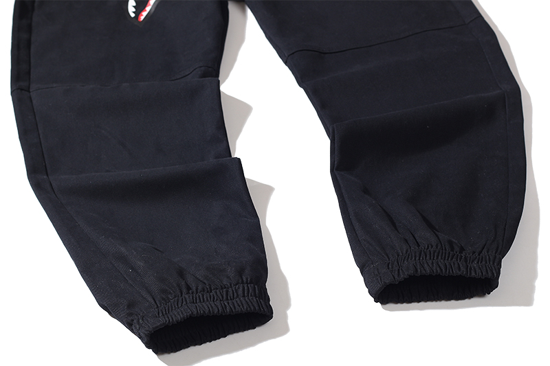 Джоггеры Bape Shark A Bathing Ape "Black" фото № 9