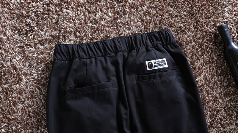 Джоггеры Bape Side Shark A Bathing Ape "Black" фото № 7