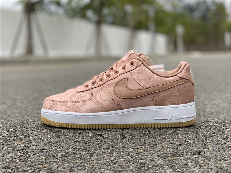 CLOT x Nike Air Force 1 "Brown" фото № 2