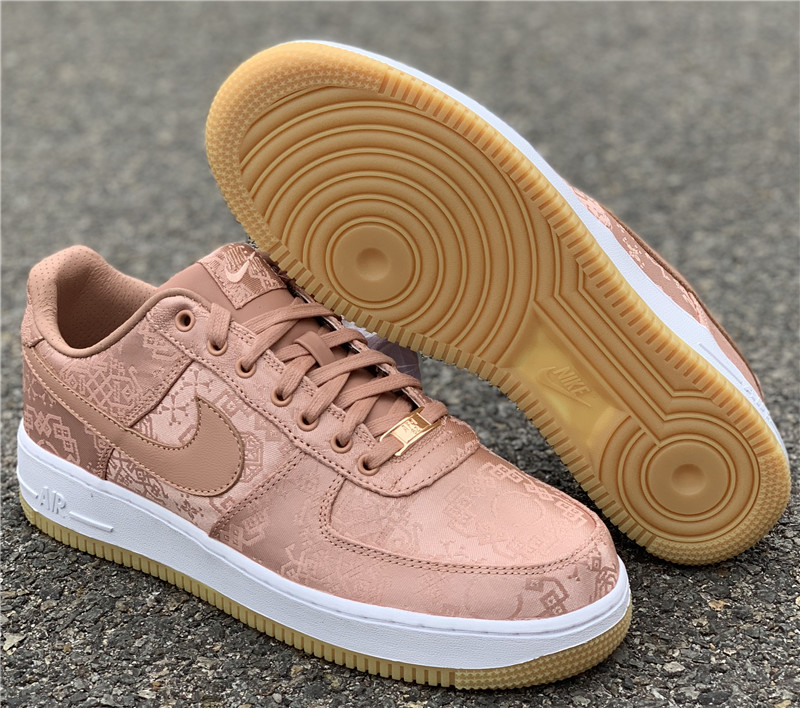 CLOT x Nike Air Force 1 "Brown" фото № 5