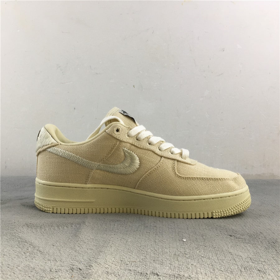 Stussy x Nike Air Force 1 Low "Fossil" фото № 3