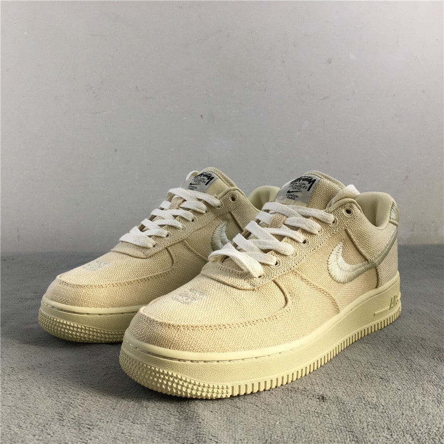 Stussy x Nike Air Force 1 Low "Fossil" фото № 5
