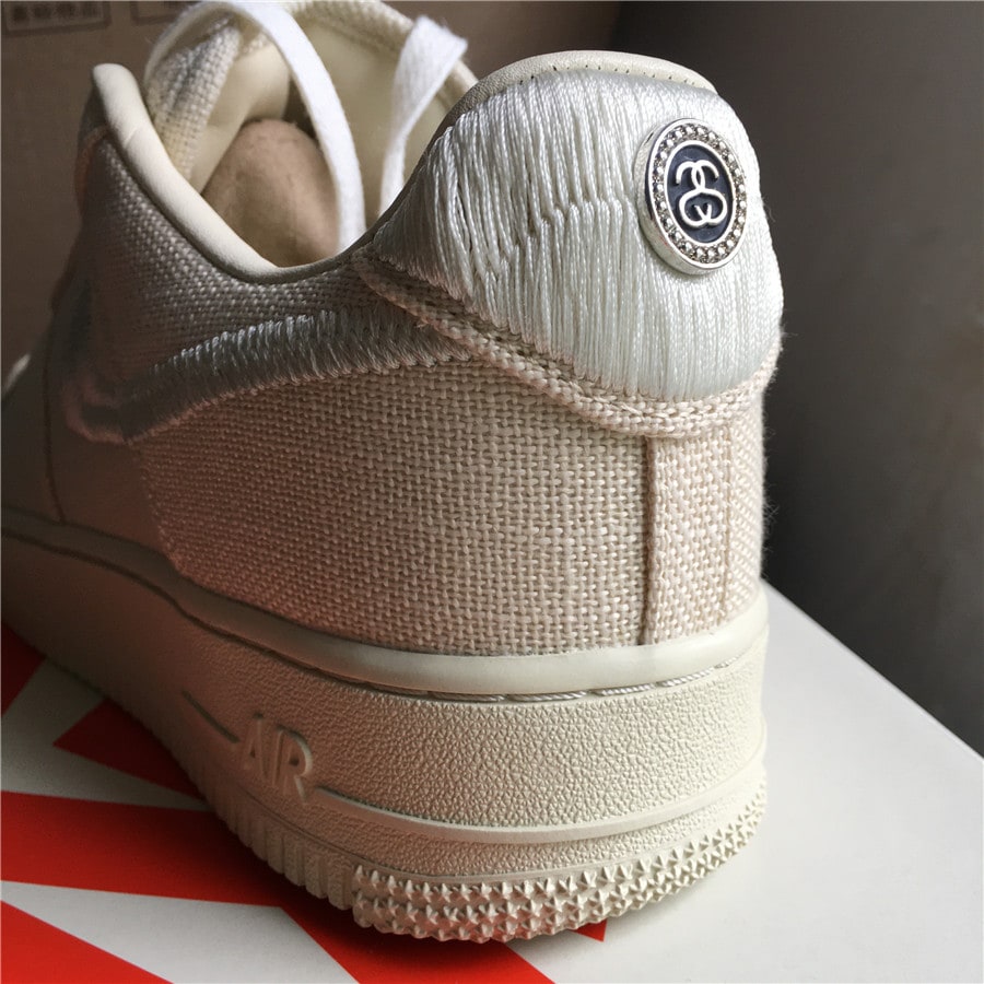 Stussy x Nike Air Force 1 Low "Fossil" фото № 6