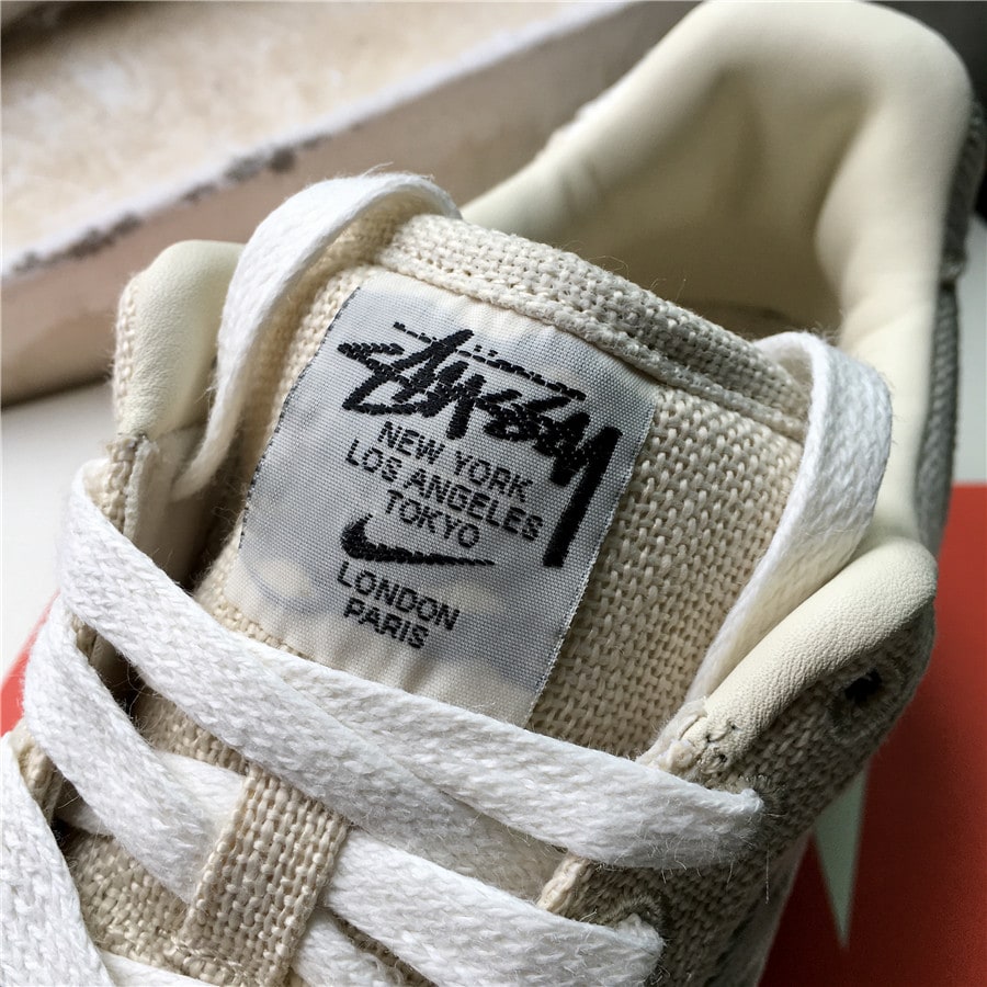 Stussy x Nike Air Force 1 Low "Fossil" фото № 7