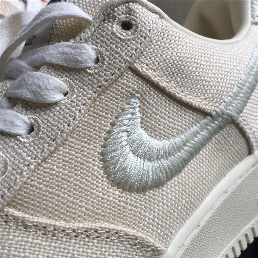Stussy x Nike Air Force 1 Low "Fossil" фото № 9