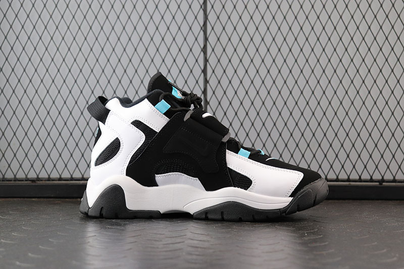 Nike Air Barrage Mid "Black White Aqua" фото № 4