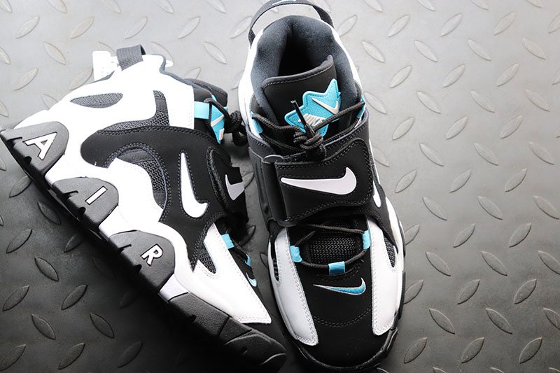 Nike Air Barrage Mid "Black White Aqua" фото № 5