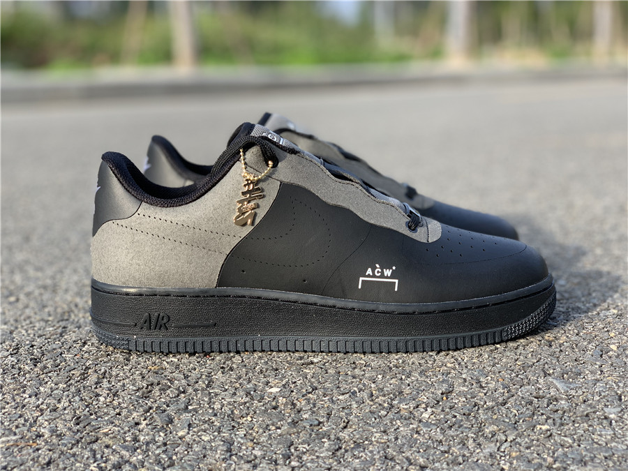 A COLD WALL x Nike Air Force 1 "Black / Grey" фото № 2