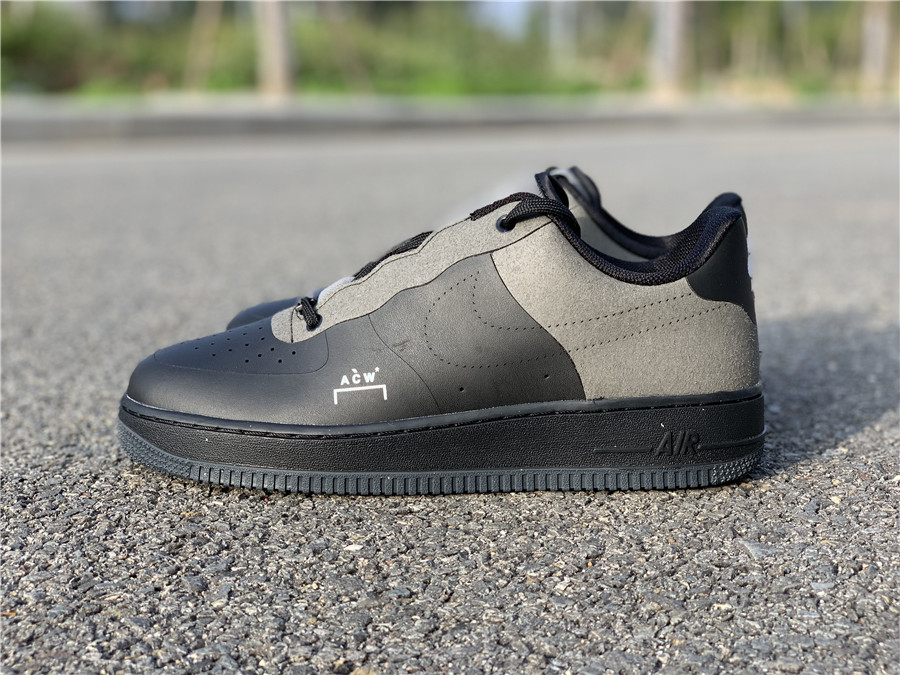 A COLD WALL x Nike Air Force 1 "Black / Grey" фото № 4