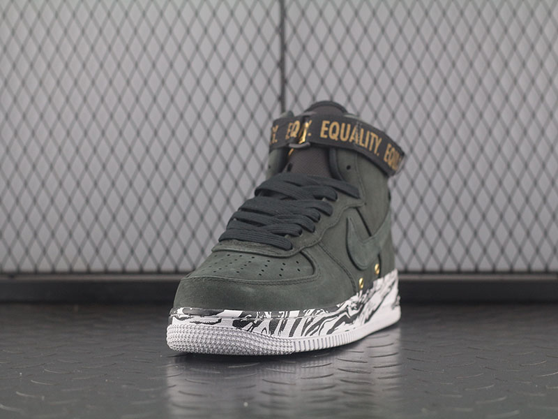 Nike Air Force 1 Hi Bhm Qs "Black History Month" фото № 3