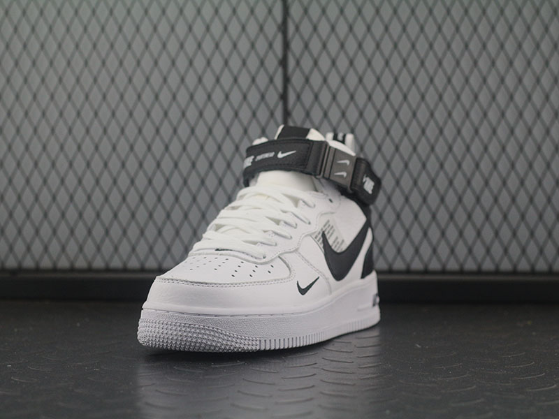 Nike Air Force 1 Mid 07 Lv8 "White/Black" фото № 3