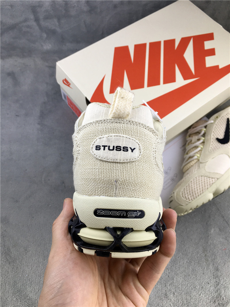 Stussy x Nike Air Zoom Spiridon Caged 2 "Beige" фото № 7