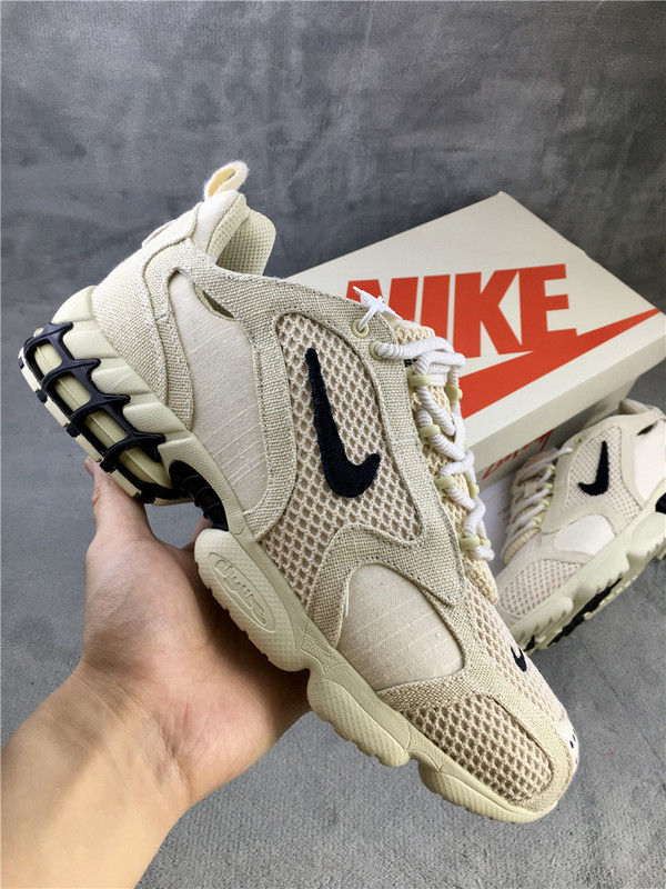 Stussy x Nike Air Zoom Spiridon Caged 2 "Beige" фото № 8