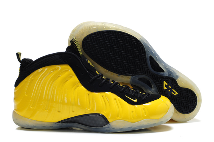 Nike Air Foamposite "Black/Yellow" фото № 3