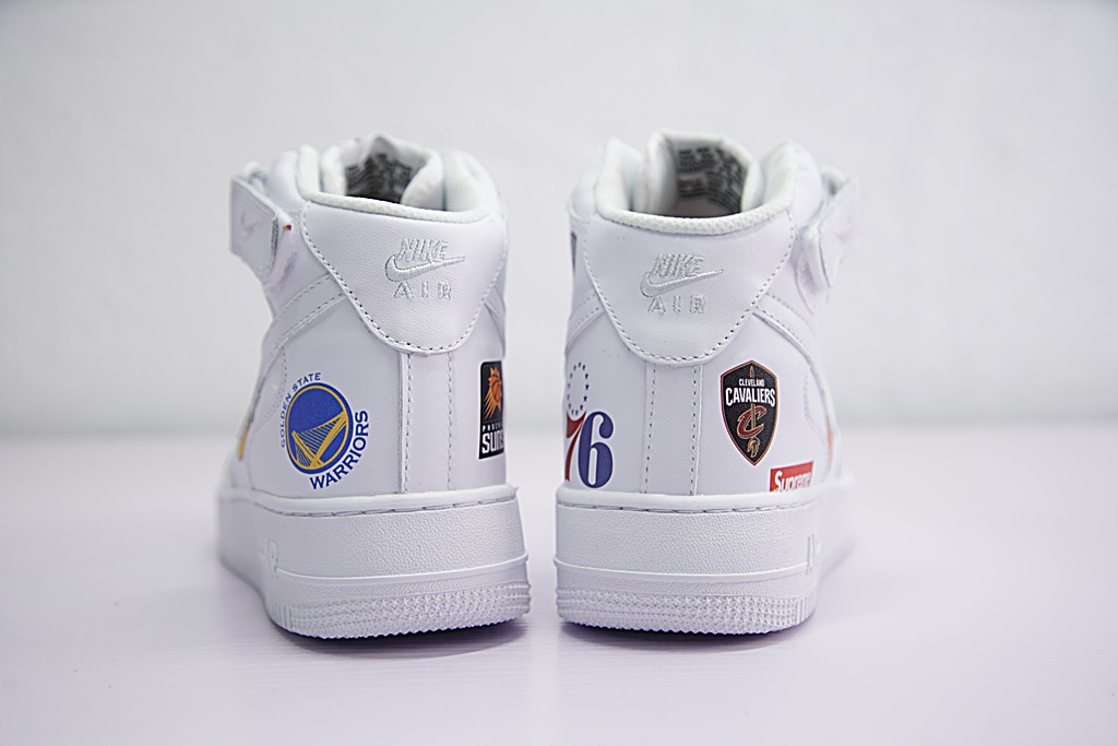 Supreme x Nike Air Force 1 NBA "White" фото № 5